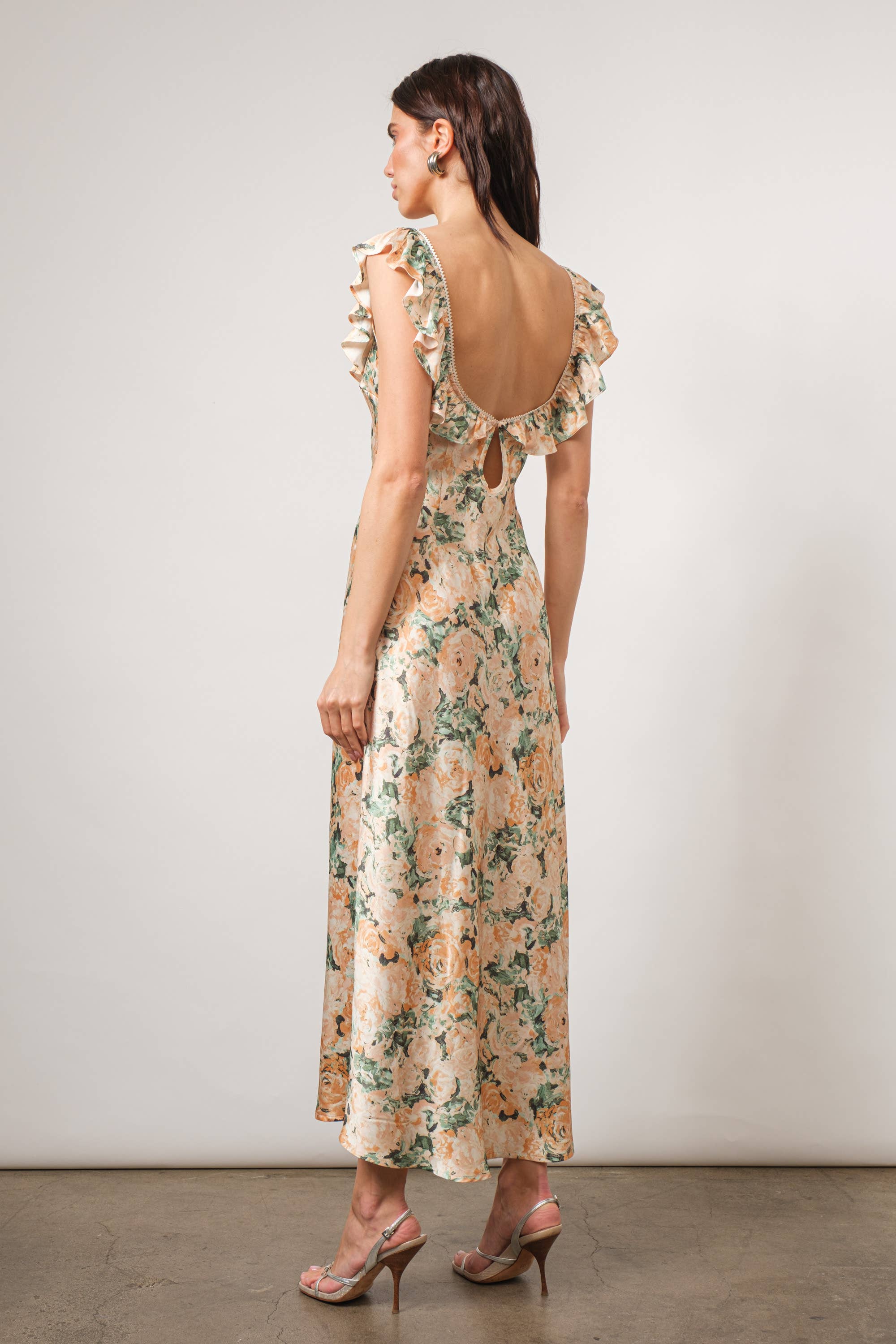 Ambrosia Floral Maxi Dress - Rose Garden