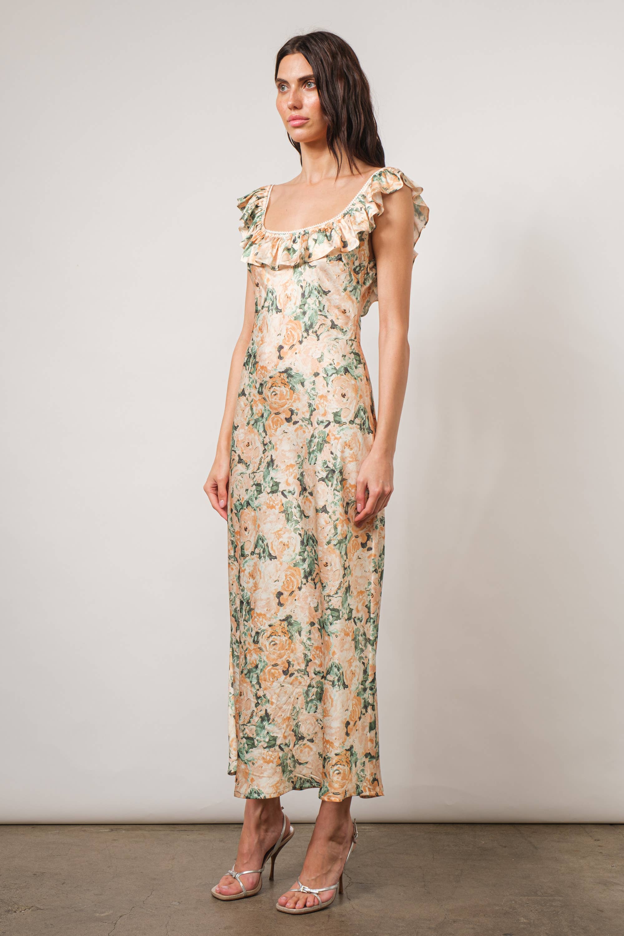 Ambrosia Floral Maxi Dress - Rose Garden