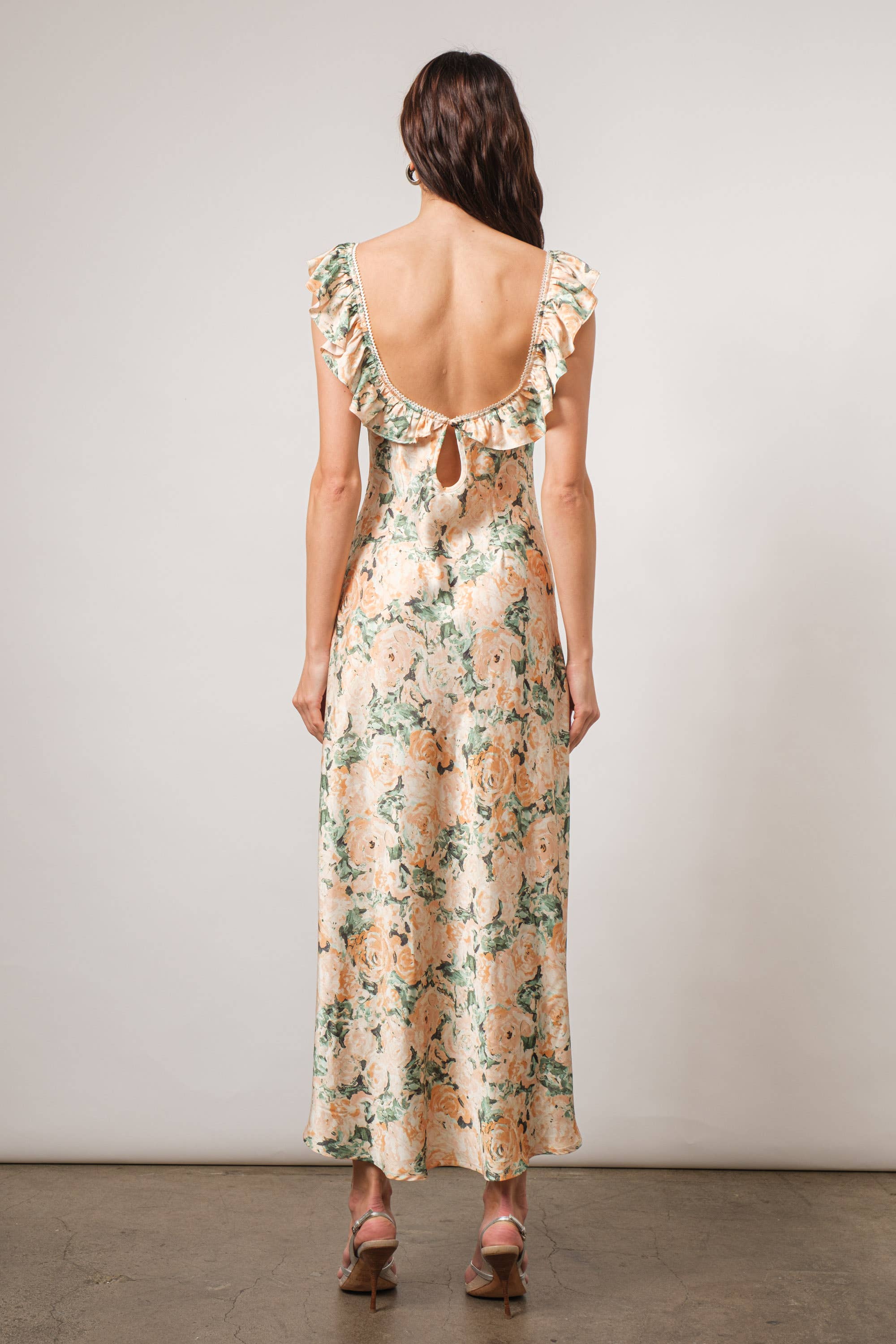 Ambrosia Floral Maxi Dress - Rose Garden