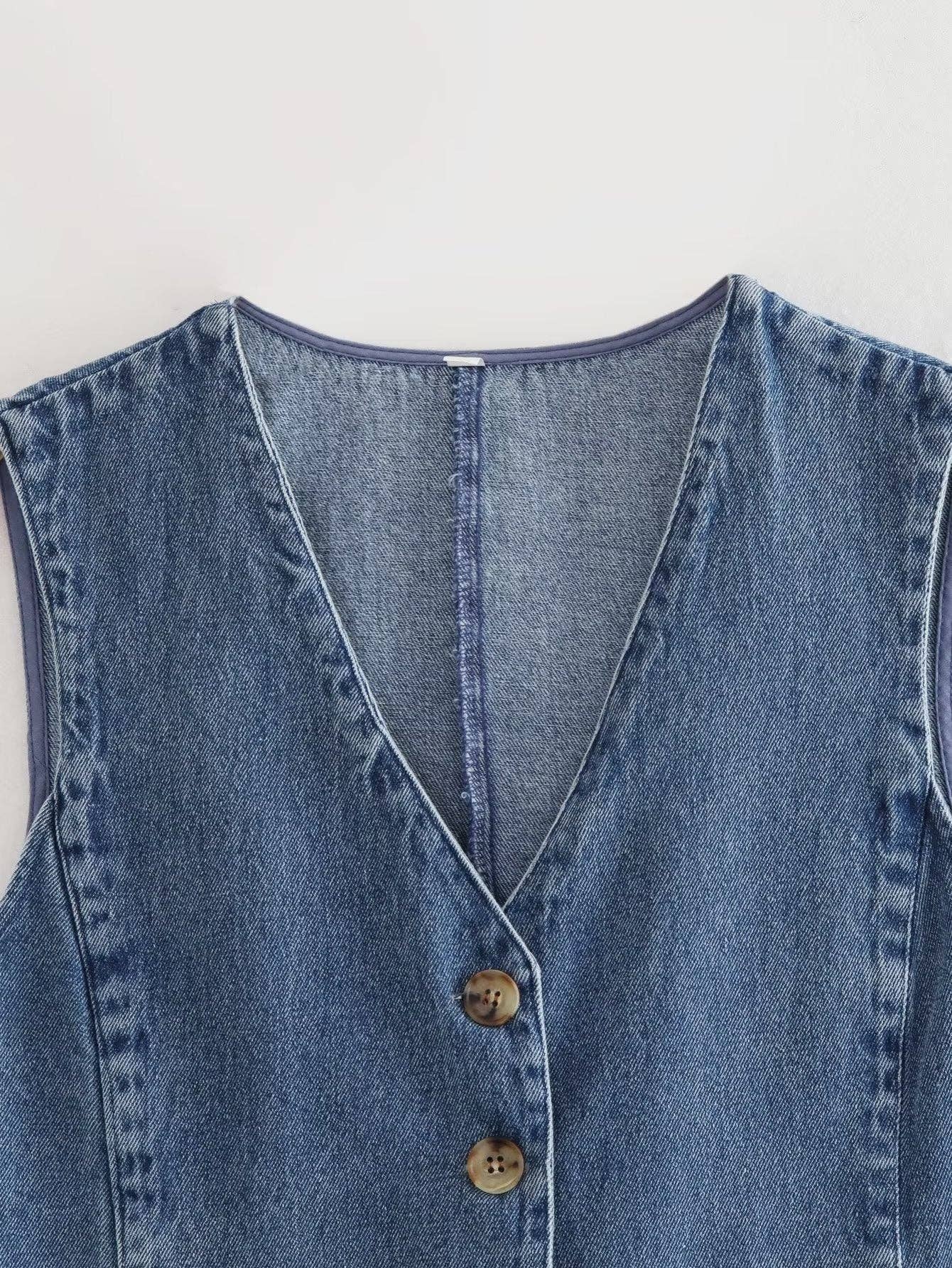 Shania Denim Vest