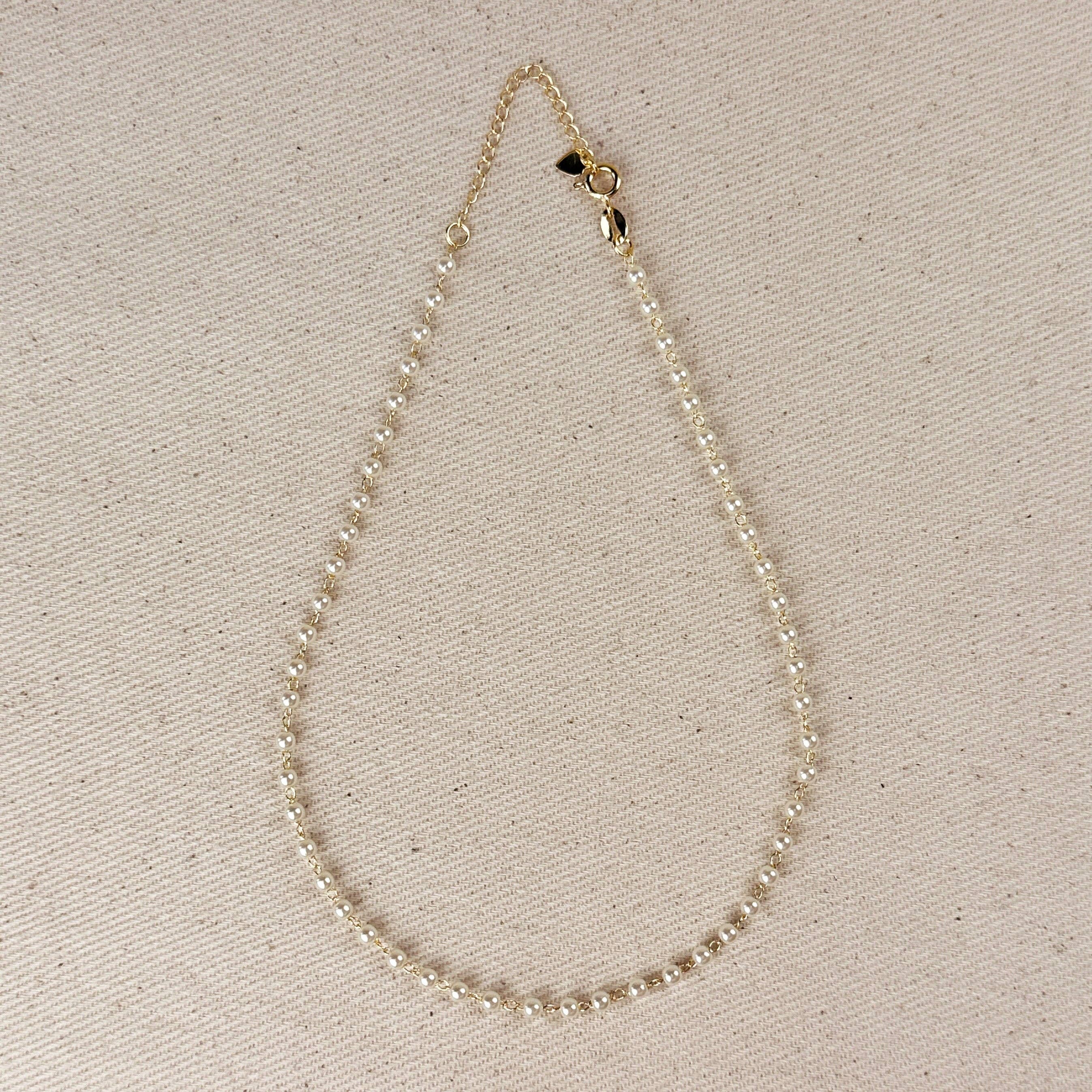 Cleo Pearl Choker Necklace