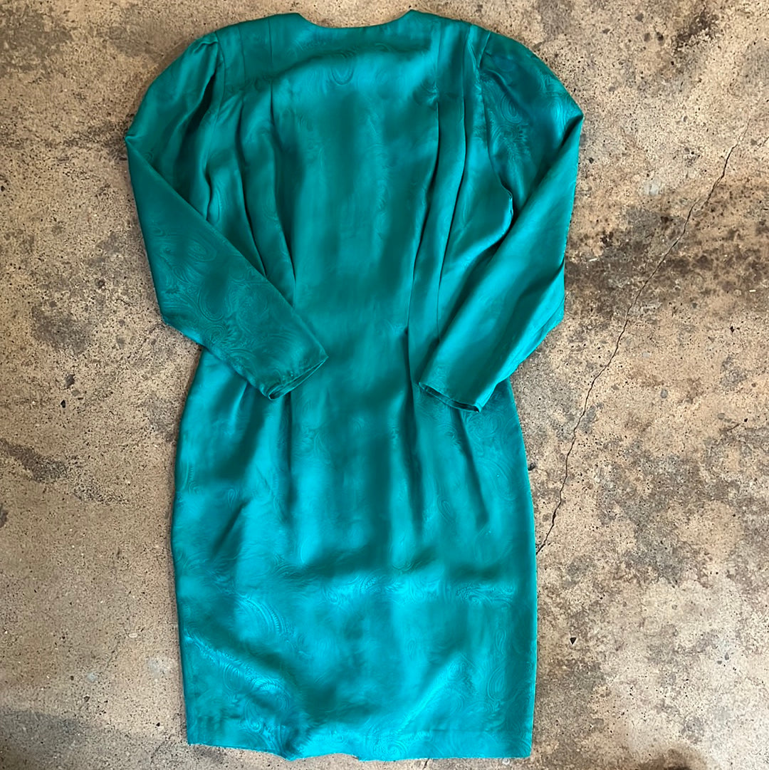 Papèll Green Silk Dress